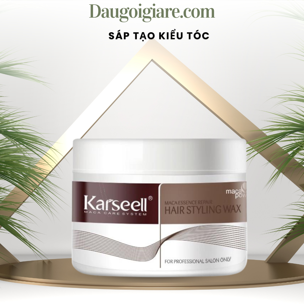 Sáp vuốt tóc nam nữ KARSEELL Maca Hair Styling Wax 100g chăm sóc, giữ nếp tóc