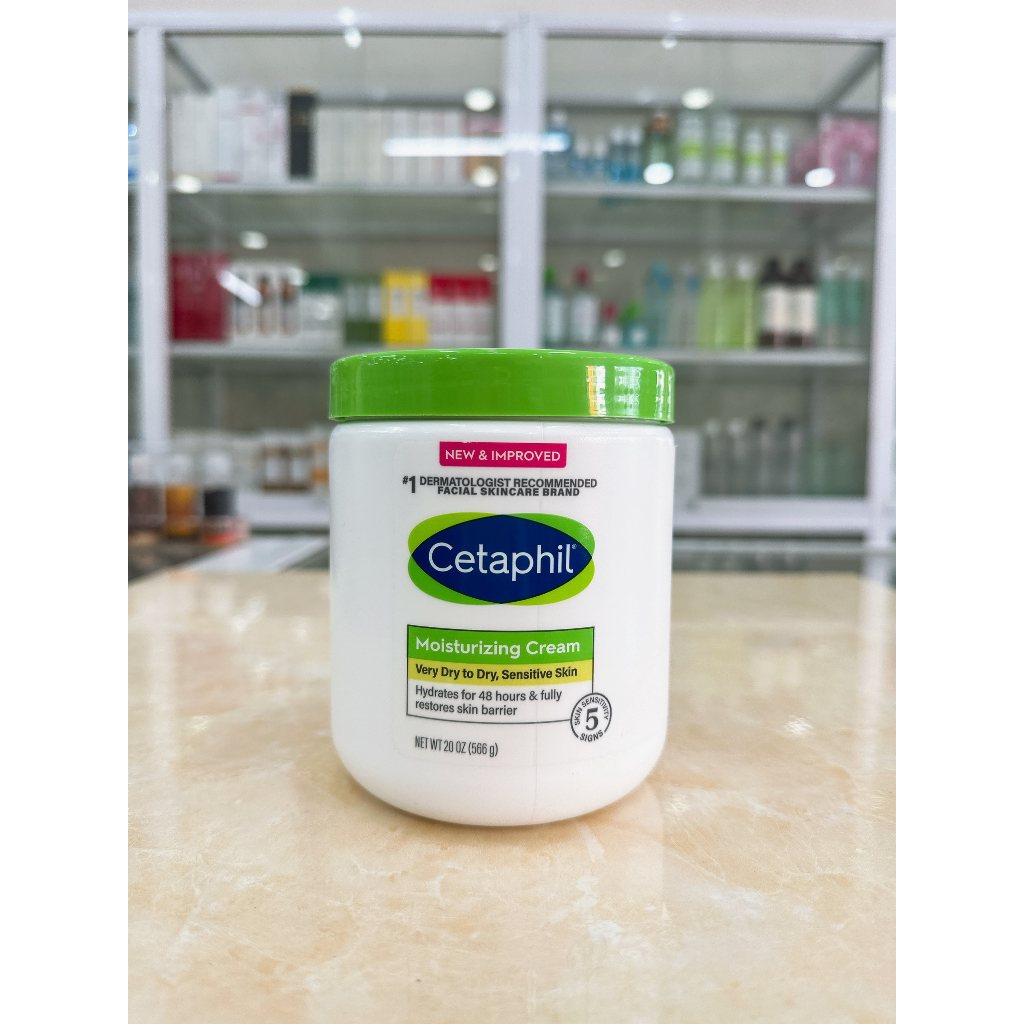 Kem Dưỡng Ầm Cetaphil Moisturizing Cream 566g Made in USA ( Tách Set )