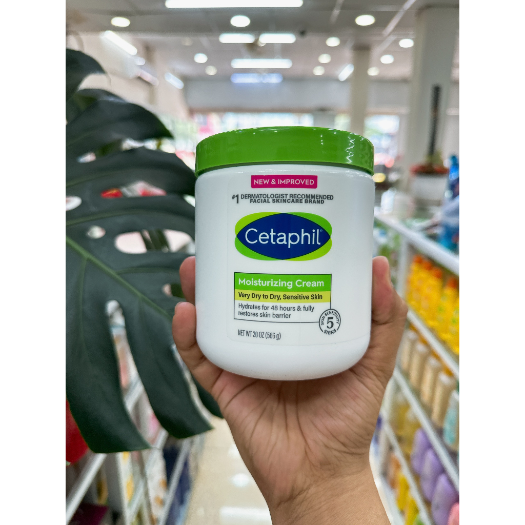 Kem Dưỡng Ầm Cetaphil Moisturizing Cream 566g Made in USA ( Tách Set )