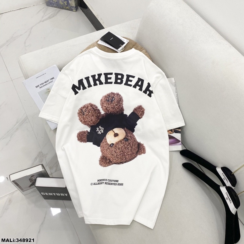 Áo thun MIKENCO Mikebear Chất Liệu Cotton Co Giãn 4 Chiều Hình In 5D - Áo From Dáng Unisex Nam Nữ Hottend 2023