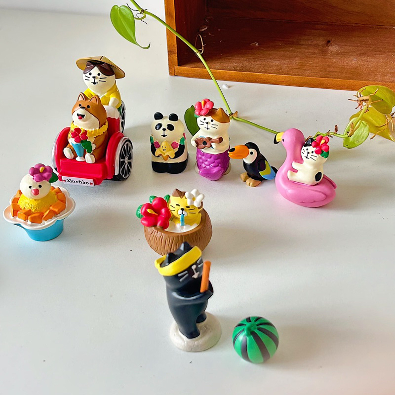 Mô hình mèo chủ đề Xin chào Việt Nam