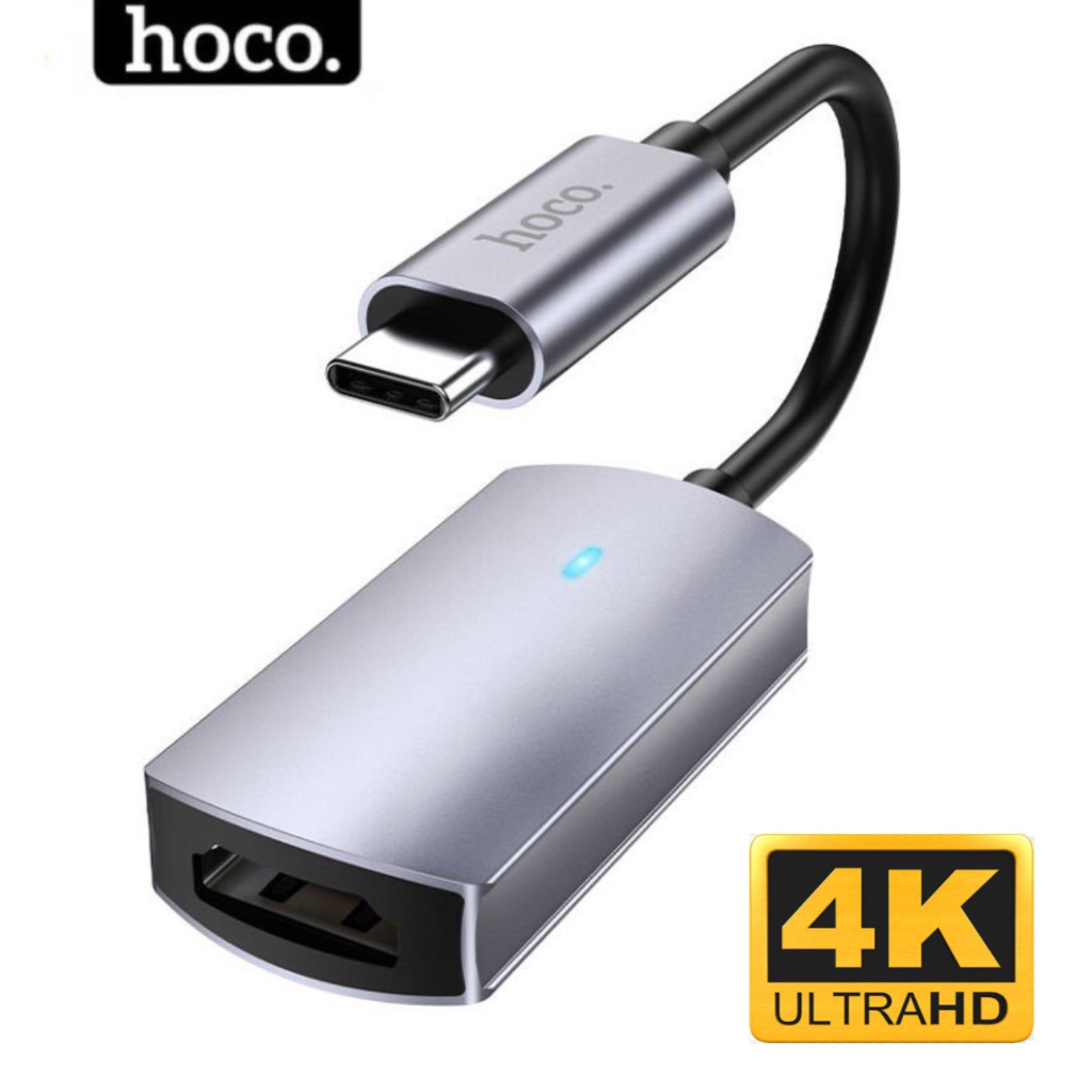 Cáp chuyển đổi type c sang HDMi và VGA jack HOCO hỗ trợ hình ảnh 4k 30fps 1080P cho ipad macbook laptop ...