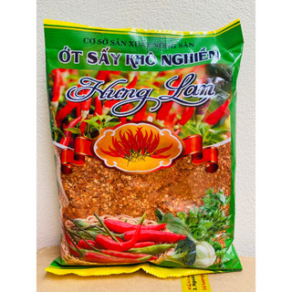 500g ớt bột khô nguyên chất 100% hưng lan - ớt bột mịn và ớt vẩy - cánh