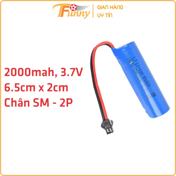 Pin Sạc Cho Ô Tô Điều Khiển, Xe Tăng, Máy Xúc, Cần Cẩu, Chân JST, Chân SM 2P, Chân SM 4P, 800mah, 1200mah, 2000mah