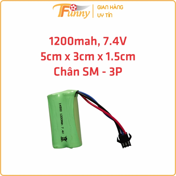 Pin Sạc Cho Ô Tô Điều Khiển, Xe Tăng, Máy Xúc, Cần Cẩu, Chân JST, Chân SM 2P, Chân SM 4P, 800mah, 1200mah, 2000mah