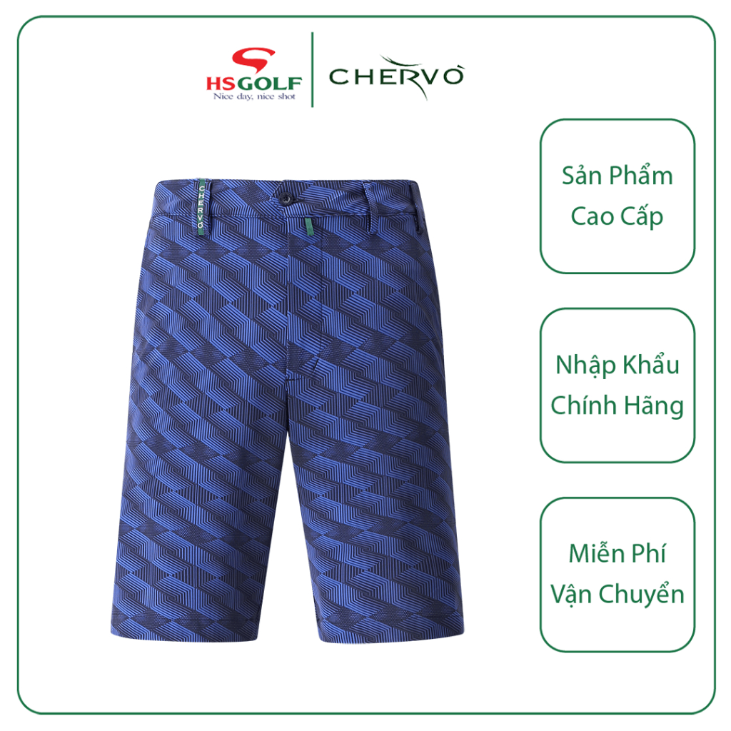 Quần short Golf nam Chervo Gag 62813