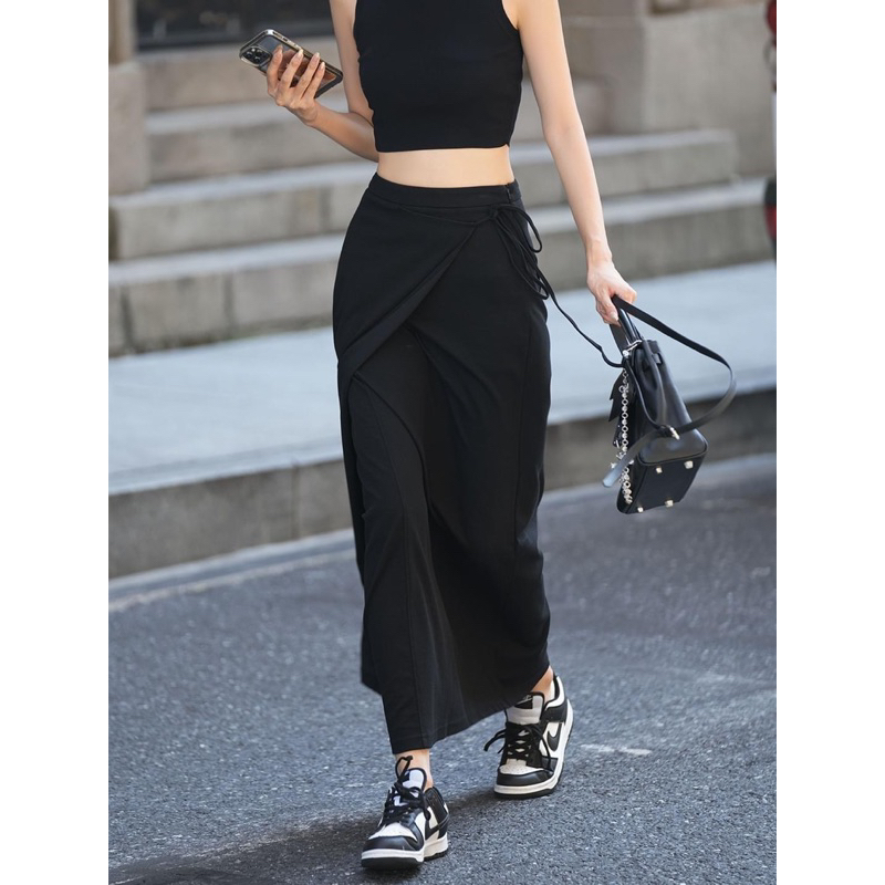 | Chang Tròn | Chân Váy Đắp Chéo Dài Bigsize