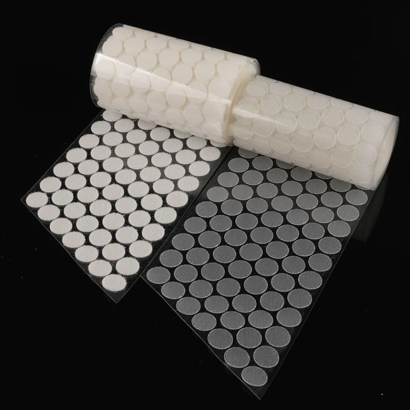 Băng Dính Gai Velcro Tròn, Khóa Nhám Có Sẵn Keo Dán Đằng Sau HagyKid Dùng Làm Học Liệu, Đồ HandmadeTiện Lợi