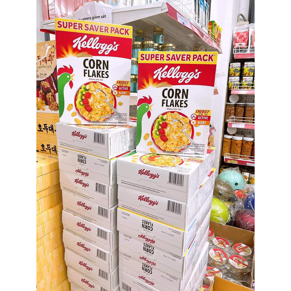 Ngũ Cốc Ăn Sáng Kellogg's Corn Flakes 500g Thái lan date mới