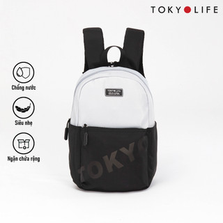 Balo chống nước thời trang TOKYOLIFE nam nữ nhiều màu thiết kế basic nhiều ngăn siêu nhẹ chất liệu cao cấp C3BPK303M