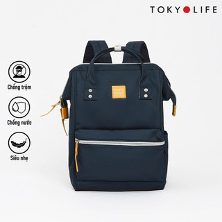 Balo chống trộm chống nước thời trang TOKYOLIFE nam nữ thiết kế basic nhiều ngăn siêu nhẹ chất liệu cao cấp C8BPK005I