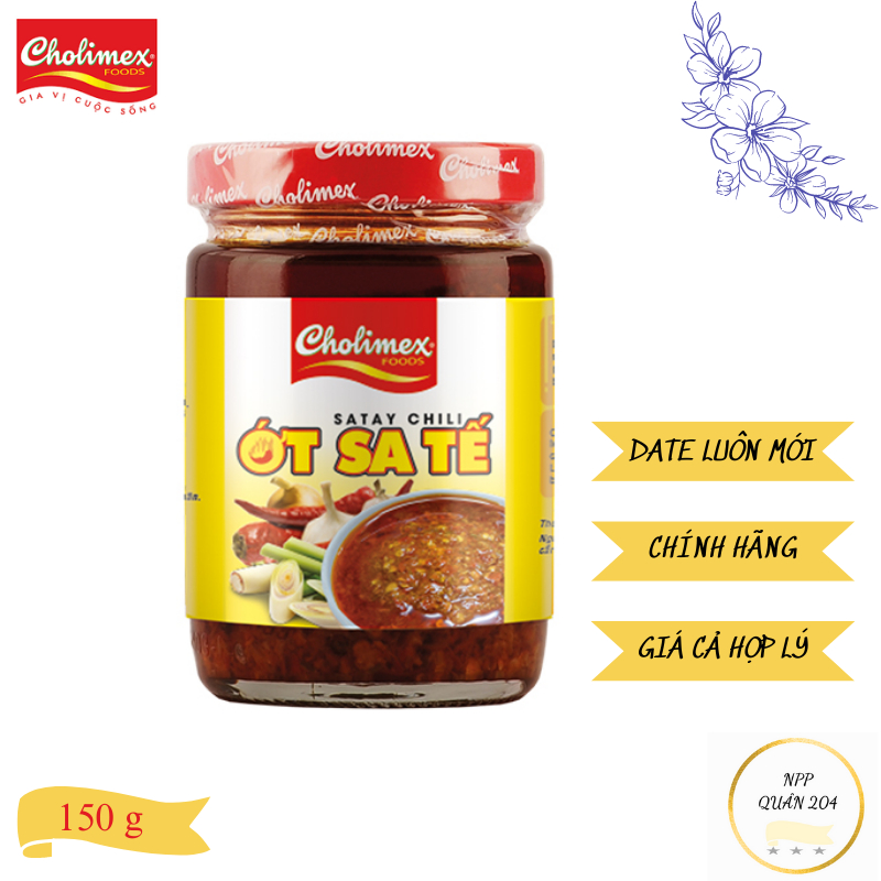 Sate ớt cholimex hũ thủy tinh 150 g