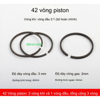 Bộ vòng bạc hơi máy nén khí 42mm / Bạc hơi 42 / Séc măng