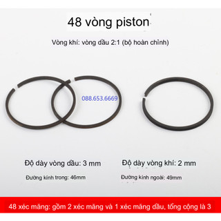 Bộ vòng bạc hơi máy nén khí 48 mm / Bạc hơi 48 / Séc măng