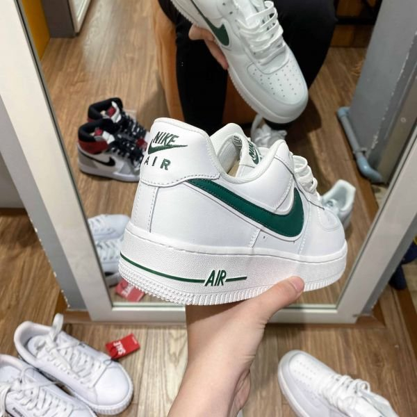 Giày_Nike Air Force 1, Giày AF1 Nam Nữ Vệt Xanh Hàng Cao Cấp Full Box Bill
