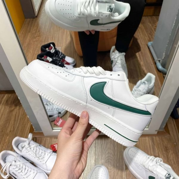 Giày_Nike Air Force 1, Giày AF1 Nam Nữ Vệt Xanh Hàng Cao Cấp Full Box Bill