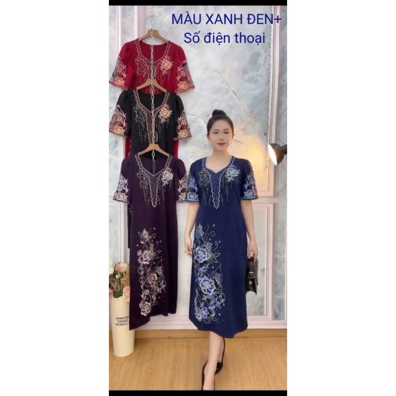 🌺🌺 ĐẦM XINH DÁNG ĐẸP CHO MẪU ĐẦM HOA TUỔI TRUNG NIÊN 🌺🌺 🌲🌲GIÁ CHỈ 350k/ 1 ĐẦM  ❤ CÓ SIZE :