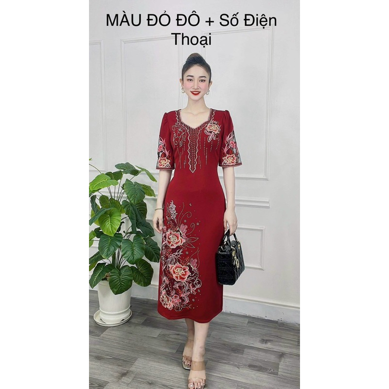 🌺🌺 ĐẦM XINH DÁNG ĐẸP CHO MẪU ĐẦM HOA TUỔI TRUNG NIÊN 🌺🌺 🌲🌲GIÁ CHỈ 350k/ 1 ĐẦM  ❤ CÓ SIZE :