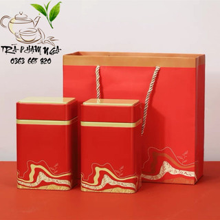 Hộp đựng trà, hũ đựng trà, lọ đựng thảo mộc khô và cafe chất liệu THÉP CHỐNG RỈ 12 - Trà Thái Nguyên Phạm Nga