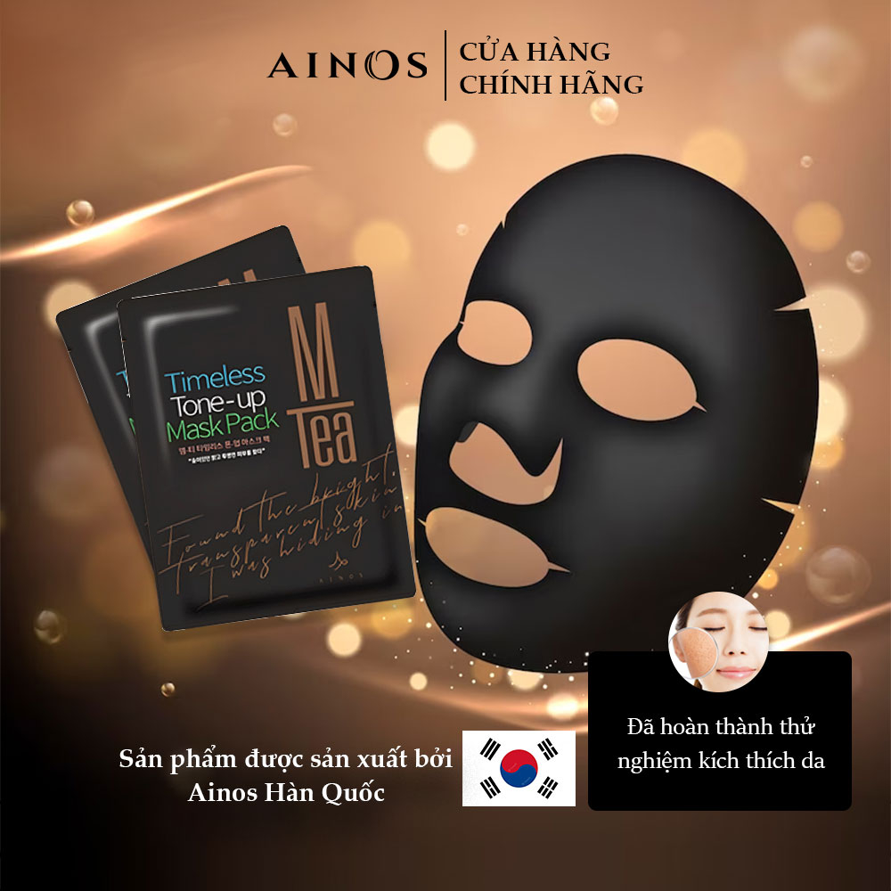 Combo Mặt Nạ Hoa Hồng và Trà Đen Bee My Rose - Ainos