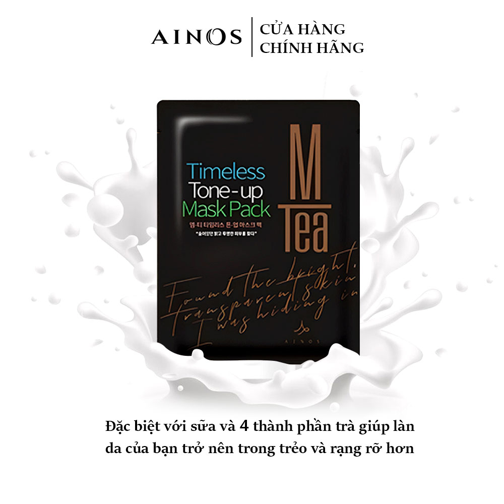 Combo Mặt Nạ Hoa Hồng và Trà Đen Bee My Rose - Ainos