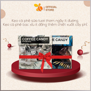 Kẹo cà phê sữa + kẹo cà phê bạc xỉu coffee candy pamiriter 70g đài loan