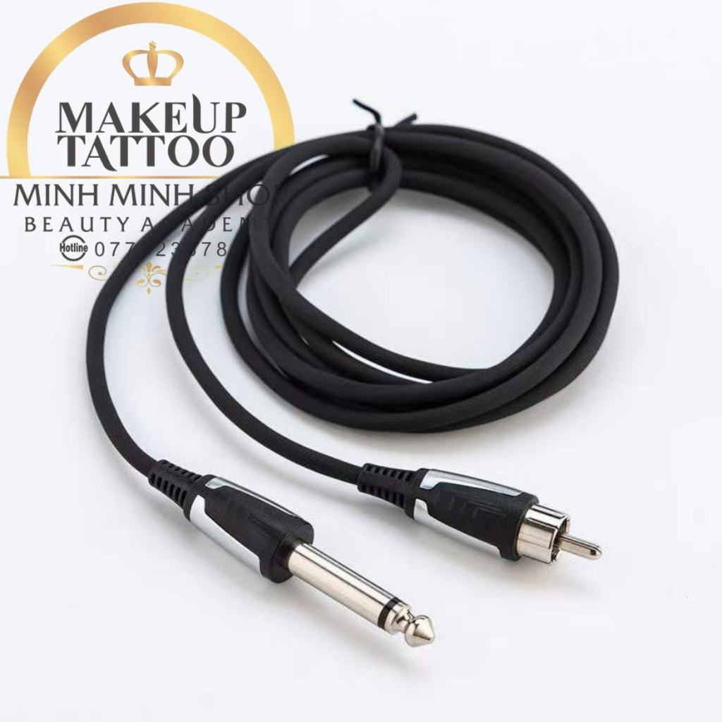 Dây RCA/ DC Cord- Master Pro Tattoo EZ, Dây Nối Máy Pen RCA/ DC Cao Cấp