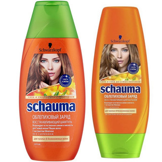 Gội xả Schauma của Nga phục hồi tóc chuyên sâu, dành cho tóc khô xơ chẻ ngọn, gãy rụng