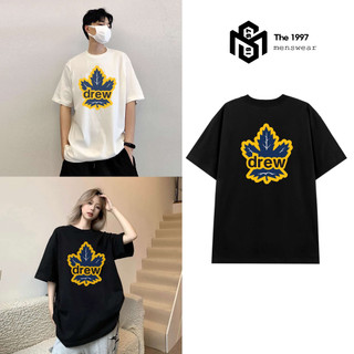 Áo thun nam nữ hình lá cây local brand Unisex form rộng, chất liệu thun 100% cotton the1997