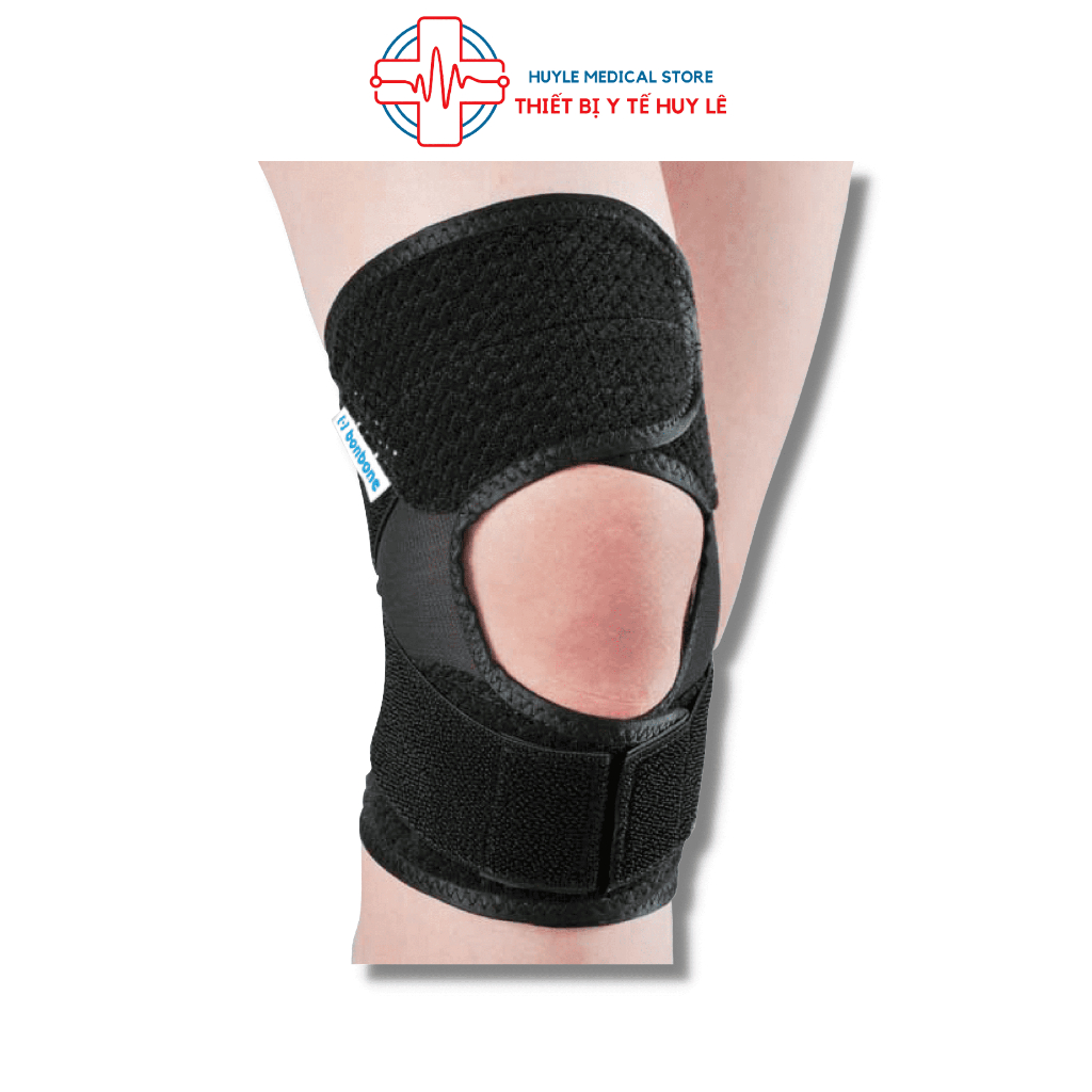 Đai cố định đầu gối Bonbone Thin PF Cross Belts chất liệu thoáng khí, mềm mại, an toàn cho mọi loại da - Huyle