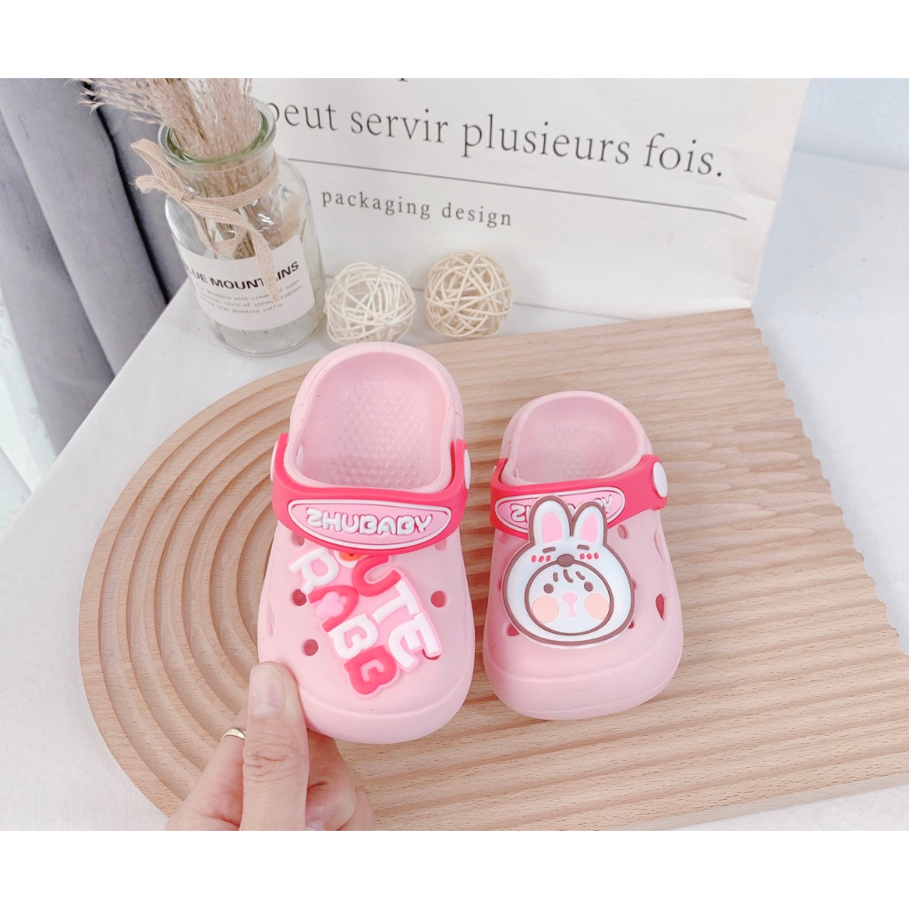 Dép Sục Cross Gấu Nâu Gấu Hồng Siêu Dễ Thương Cho Bé, Sandal Cho Bé Size 130-190 Hey Susie G1253