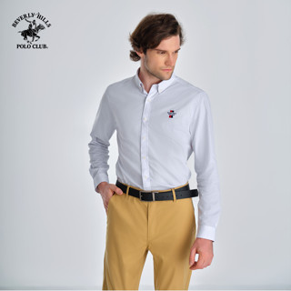 Beverly Hills Polo Club - Áo sơ mi dài tay Nam Slim Fit WT Trắng - CMLSS23TL007
