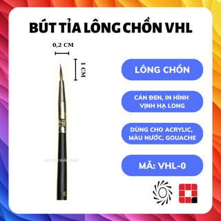 Cọ vẽ lông chồn đầu tròn VHL