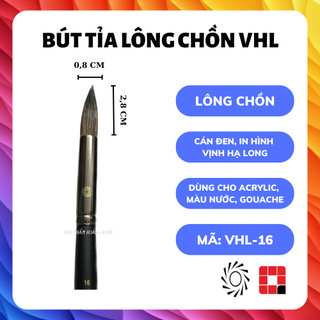 Cọ vẽ lông chồn đầu tròn VHL