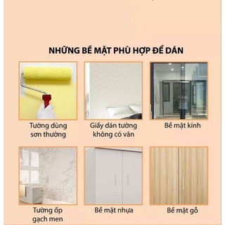 Decal giấy dán bếp hình cuộn kích thước 60cm x 2m