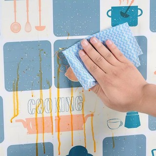 Decal giấy dán bếp hình cuộn kích thước 60cm x 2m