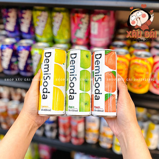 Nước soda trái cây Demisoda Hàn Quốc lon 250ml