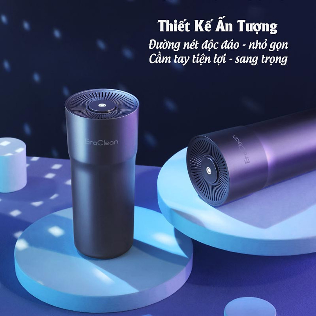 Máy lọc không khí ô tô Xiaomi - EraClean Double Effect Air Purifier CW02 - Smartmi Car Air Purifier CZKQJHQ01ZM