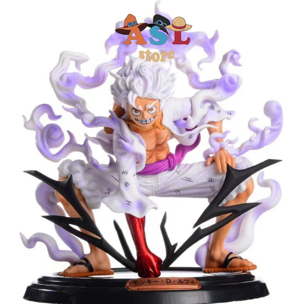 Mô Hình Luffy nika gear 5 trạng thái siêu ngầu cao 20cm nặng 600g , Figure OnePiece ASL Shop Mô hình