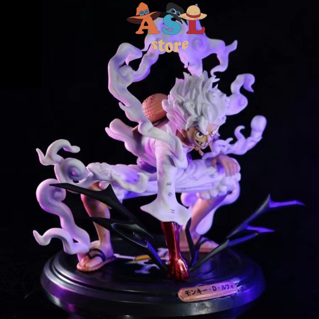 Mô Hình Luffy nika gear 5 trạng thái siêu ngầu cao 20cm nặng 600g , Figure OnePiece ASL Shop Mô hình