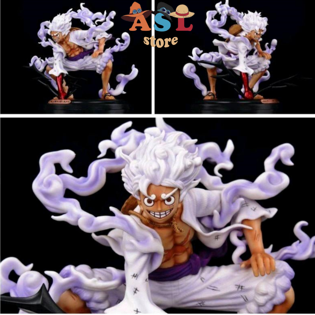 Mô Hình Luffy nika gear 5 trạng thái siêu ngầu cao 20cm nặng 600g , Figure OnePiece ASL Shop Mô hình
