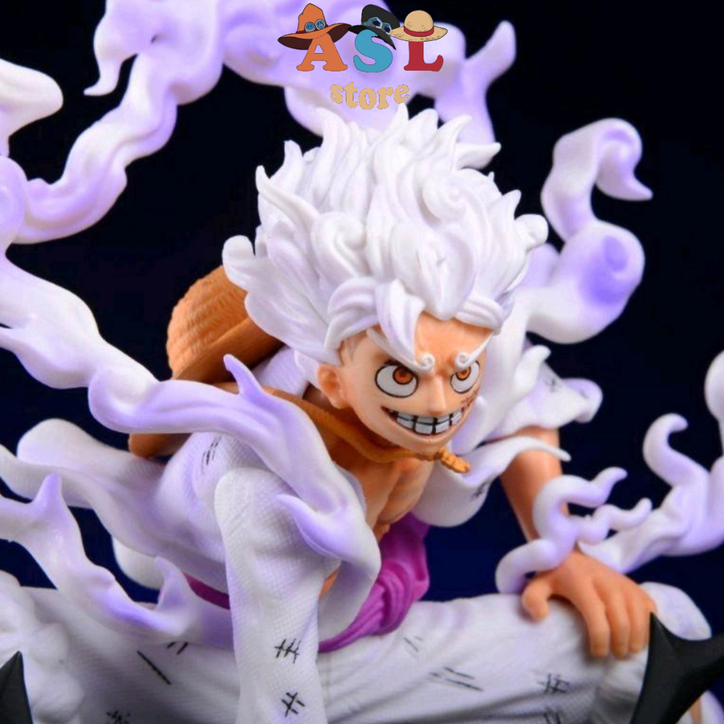 Mô Hình Luffy nika gear 5 trạng thái siêu ngầu cao 20cm nặng 600g , Figure OnePiece ASL Shop Mô hình