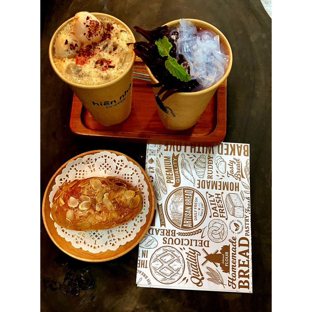 1000 Tờ Giấy Gói Bánh Mì Chủ Đề " Câu Chuyện Bánh Mì" - Size 15x20cm