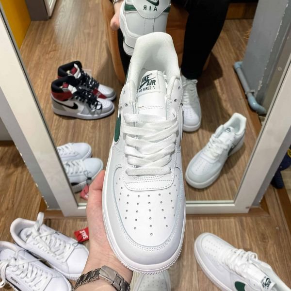 Giày_Nike Air Force 1, Giày AF1 Nam Nữ Vệt Xanh Hàng Cao Cấp Full Box Bill