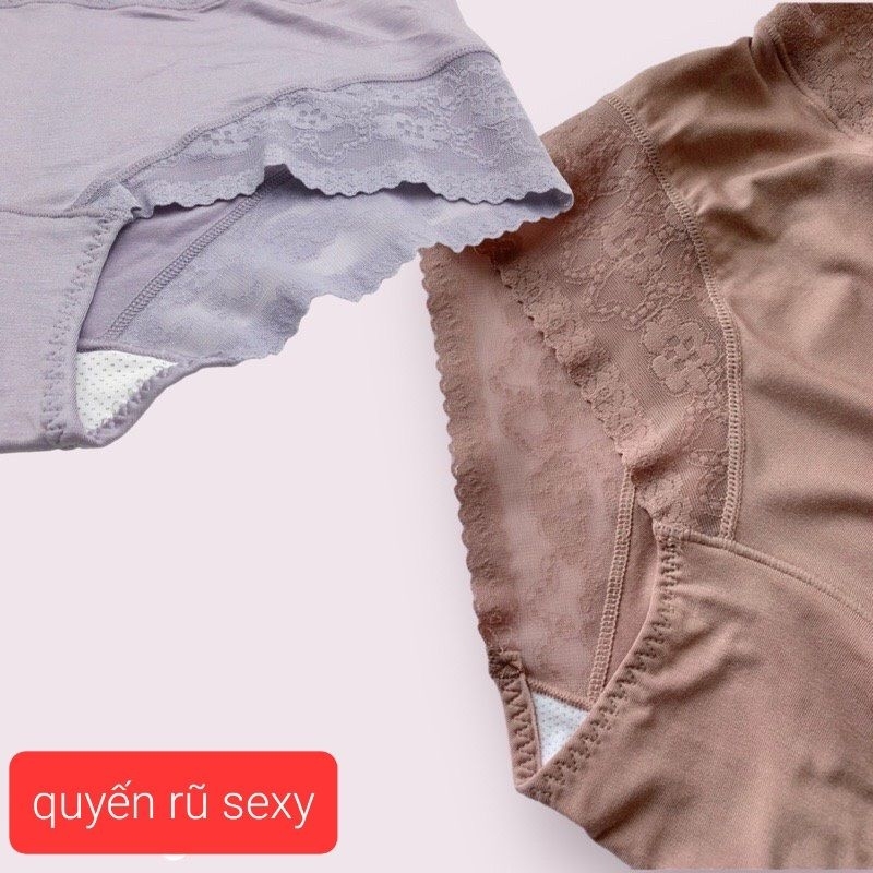 Quần lót nữ cotton lưng cao ôm bụng định hình, sexy quyến rũ A283