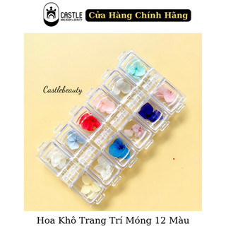 Hoa Khô Trang Trí Móng 12 Màu