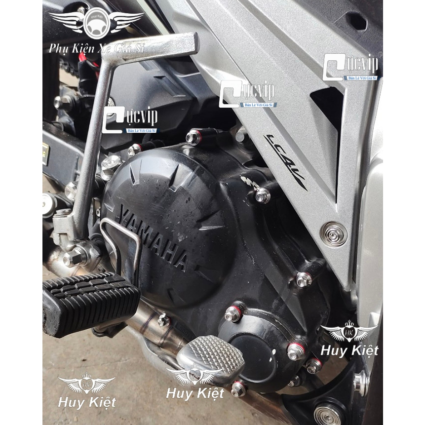 Bộ Ốc Lốc Máy Salaya THÁI (PRO) Tặng Kèm Lông Đền Nhôm Đỏ, Xanh Gắn Cho Mọi Dòng Xe