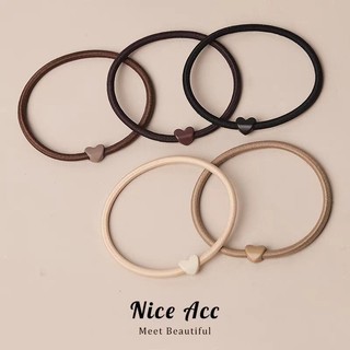 Dây Cột Tóc Hình Trái Tim Nhỏ Nhắn Cho Nữ