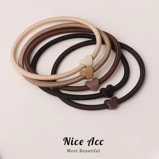 Dây Cột Tóc Hình Trái Tim Nhỏ Nhắn Cho Nữ