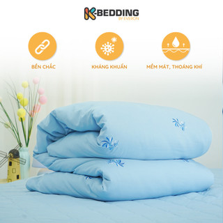 Chăn bốn mùa K-Bedding By Everon MicroTencel KMTS Thêu Họa Tiết (200x220 cm)